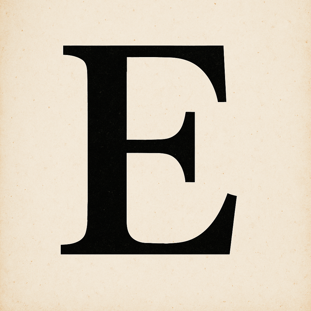 The Letter E-1